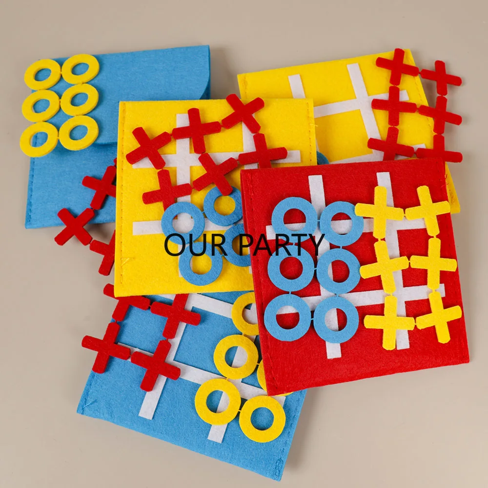 Party Games Easter For Family - 5 комплектов фетровых игр Tic Tac