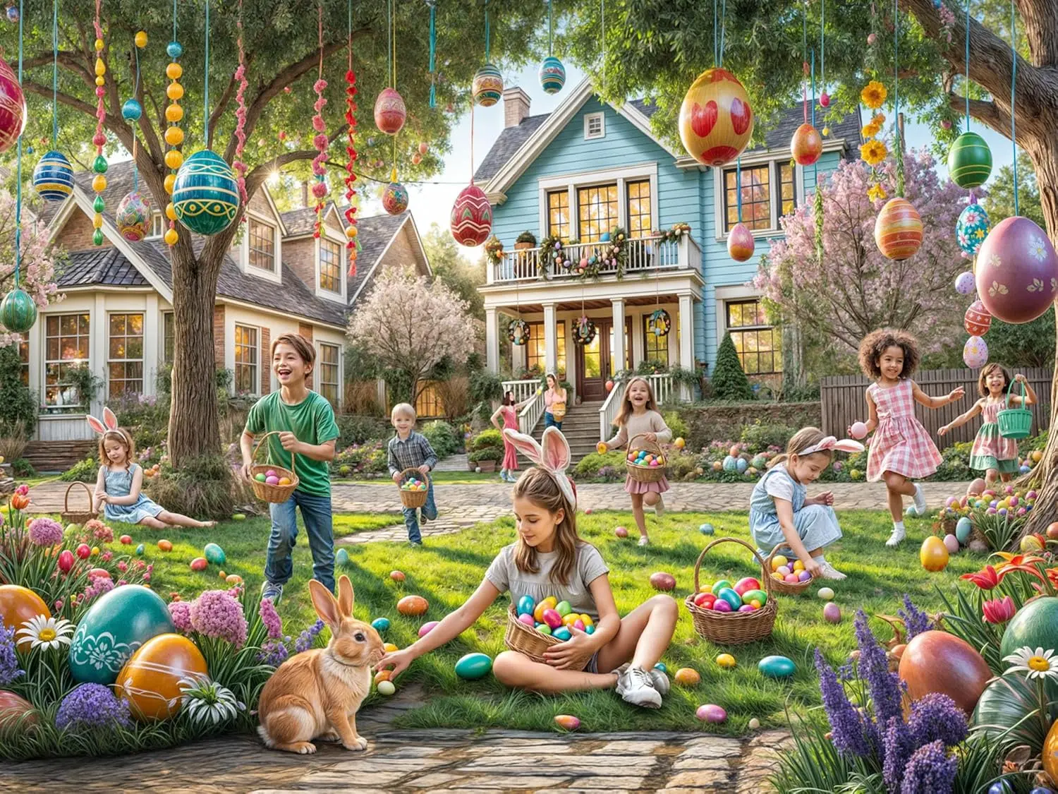 Party Games Easter For Family - Счастливой Пасхи 1000/520/120 шт. Пазлы Сложные