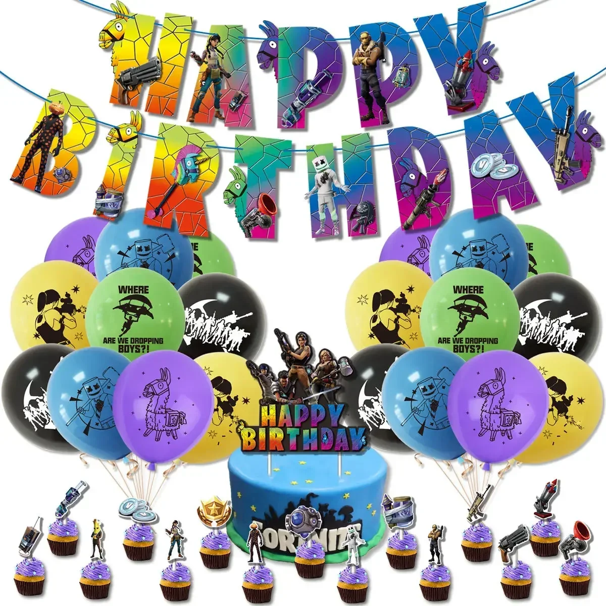 Party Games Adult Birthday - Набор для вечеринки в стиле игры