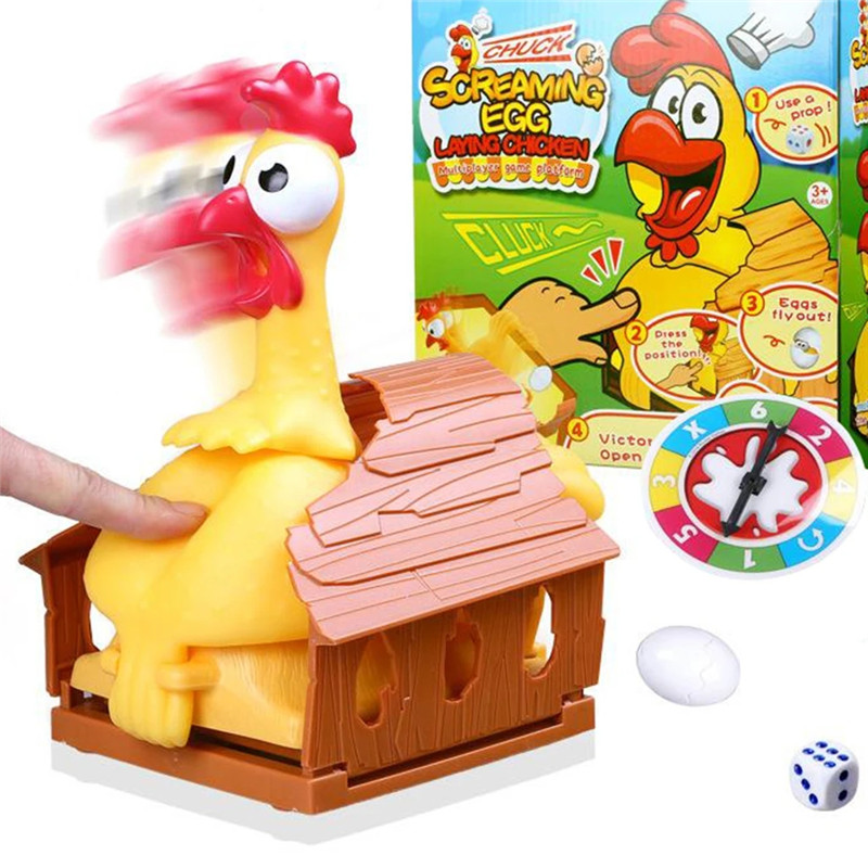 Party Games Egg - Забавные счастливые курицы, лежащие яйца, игрушки,
