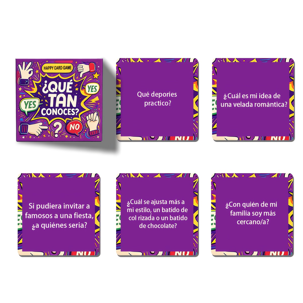 Мини-игра с карточками-вопроса – обзор и цена Party Games In Spanish